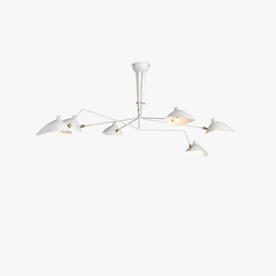 Axial Swing Arm Chandelier 11