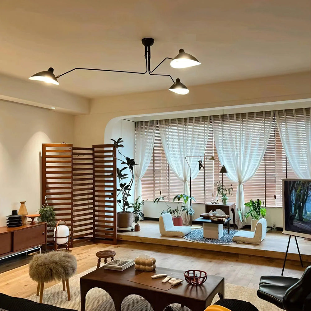 Axial Swing Arm Chandelier 14