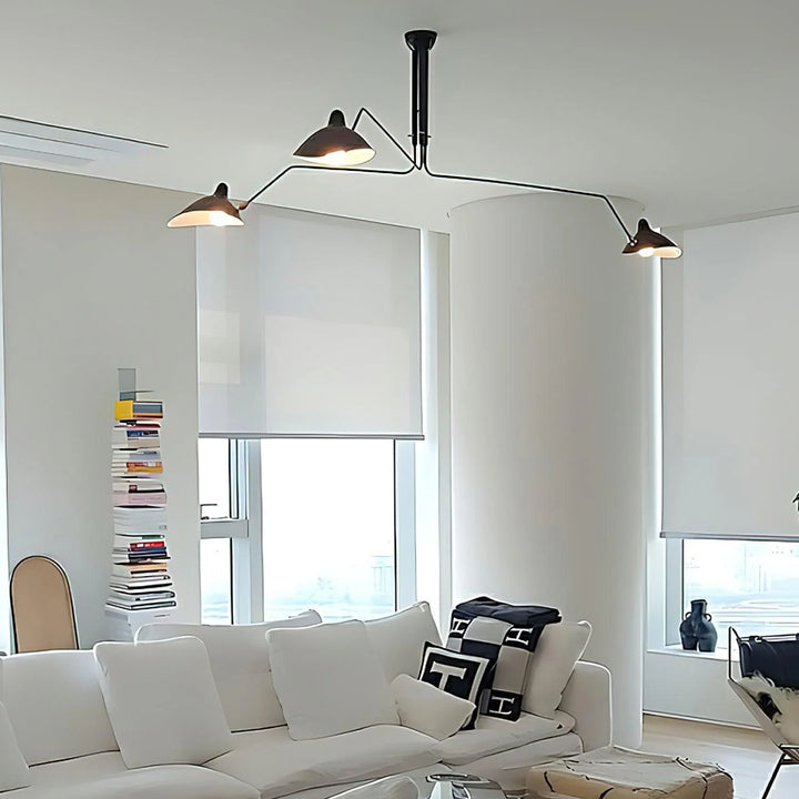 Axial Swing Arm Chandelier 15