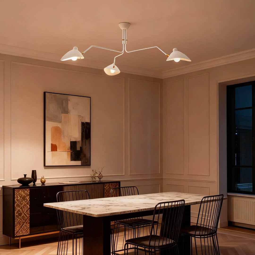 Axial Swing Arm Chandelier 19