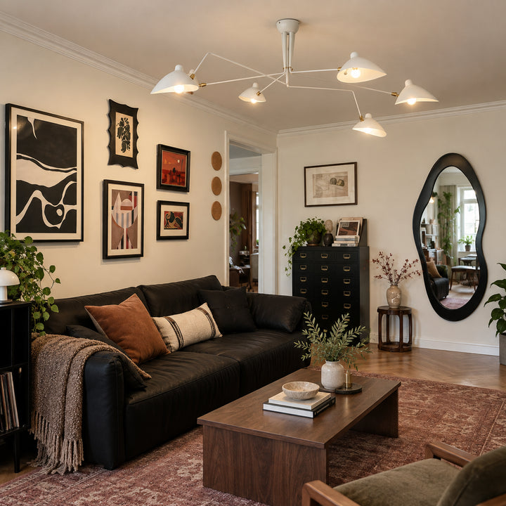 Axial Swing Arm Chandelier 6