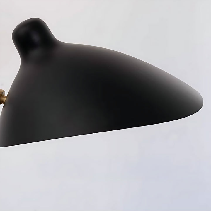 Axiale Schwenkarm-Wandleuchte