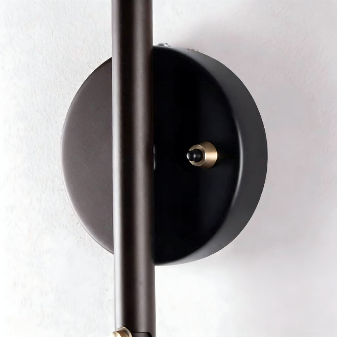 Axiale Schwenkarm-Wandleuchte