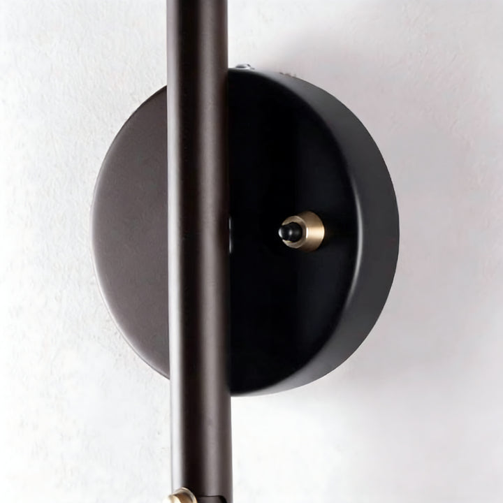 Axiale Schwenkarm-Wandleuchte