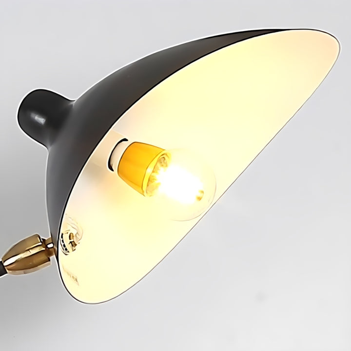 Axiale Schwenkarm-Wandleuchte – 2-flammig