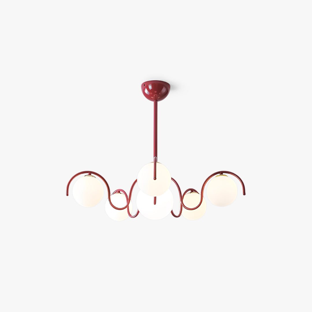 Ball Curve Chandelier 1