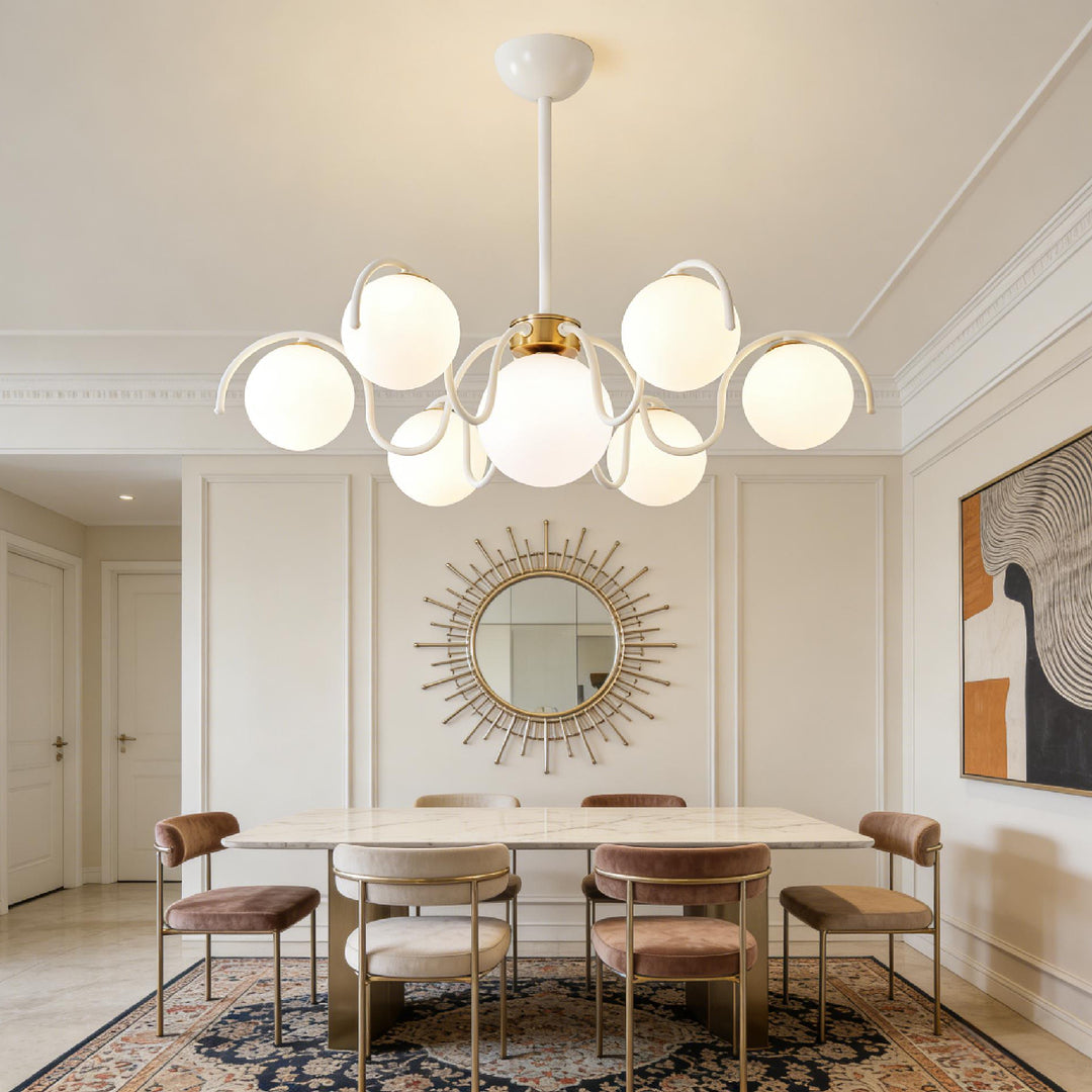 Ball Curve Chandelier 11