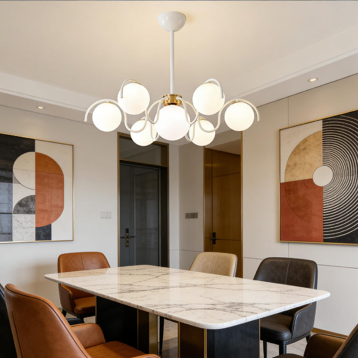 Ball Curve Chandelier 14