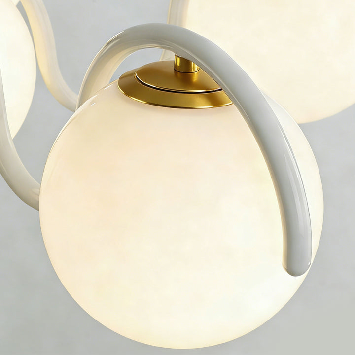 Ball Curve Chandelier 16