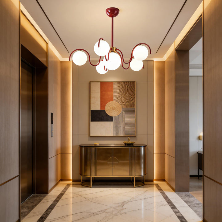 Ball Curve Chandelier 18