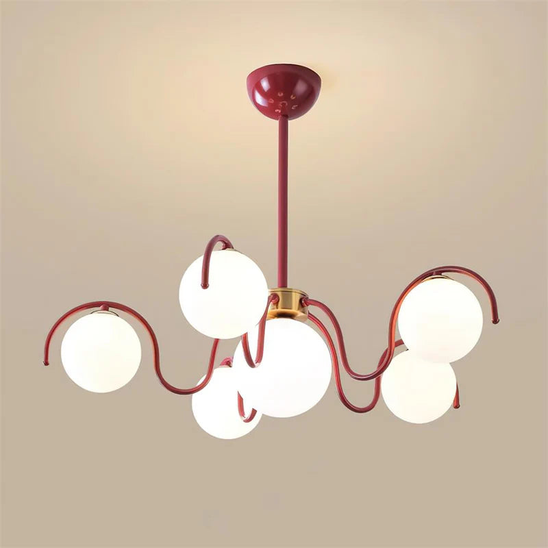 Ball Curve Chandelier 2