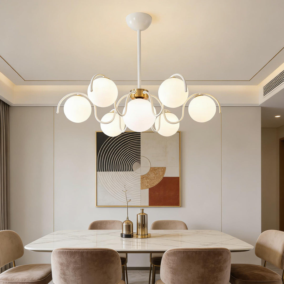Ball Curve Chandelier 8