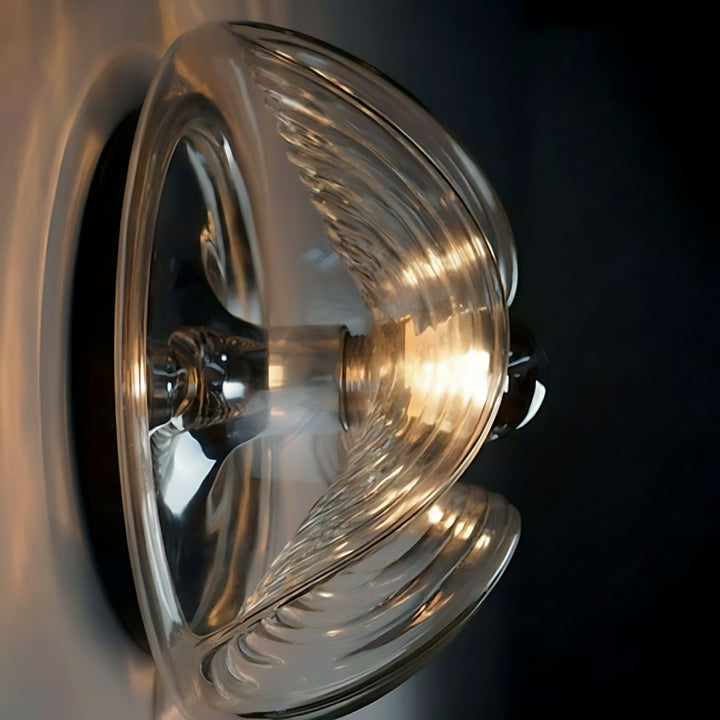 Bauhaus Wellenförmige Wandleuchte