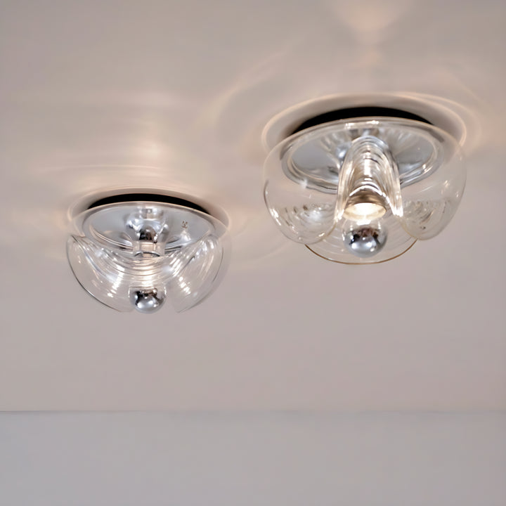 Bauhaus Wellenförmige Wandleuchte