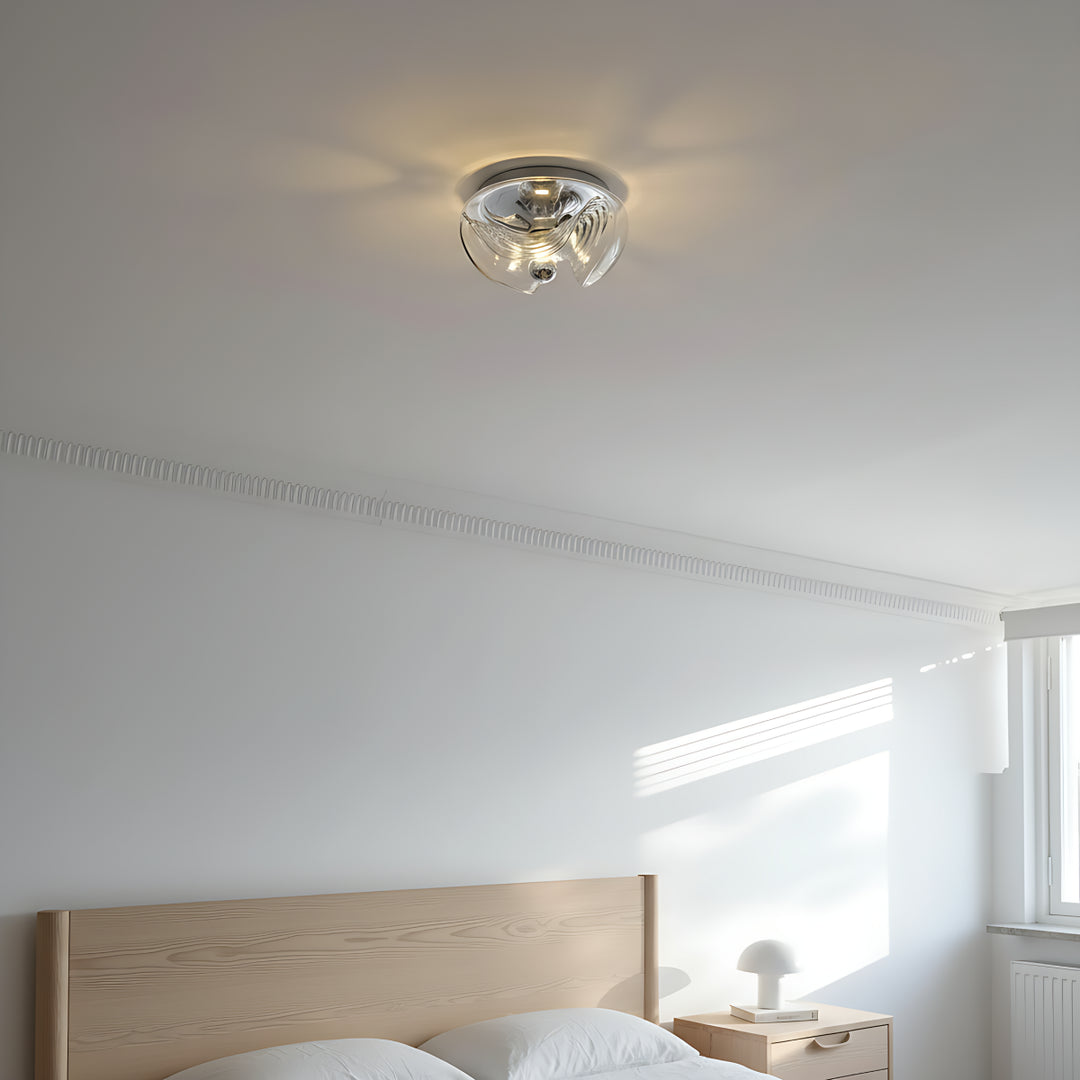 Bauhaus Wellenförmige Wandleuchte