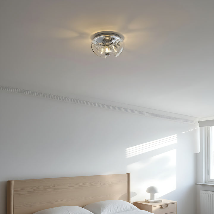 Bauhaus Wellenförmige Wandleuchte