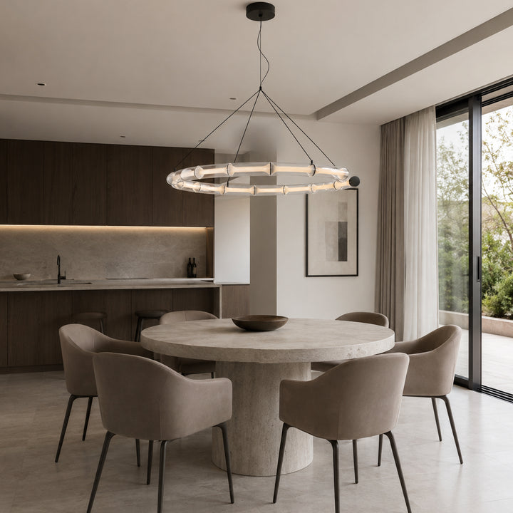 Bavrelune Bamboo Ring Chandelier 4