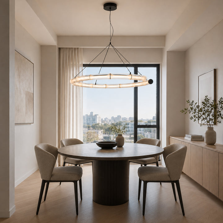Bavrelune Bamboo Ring Chandelier 5