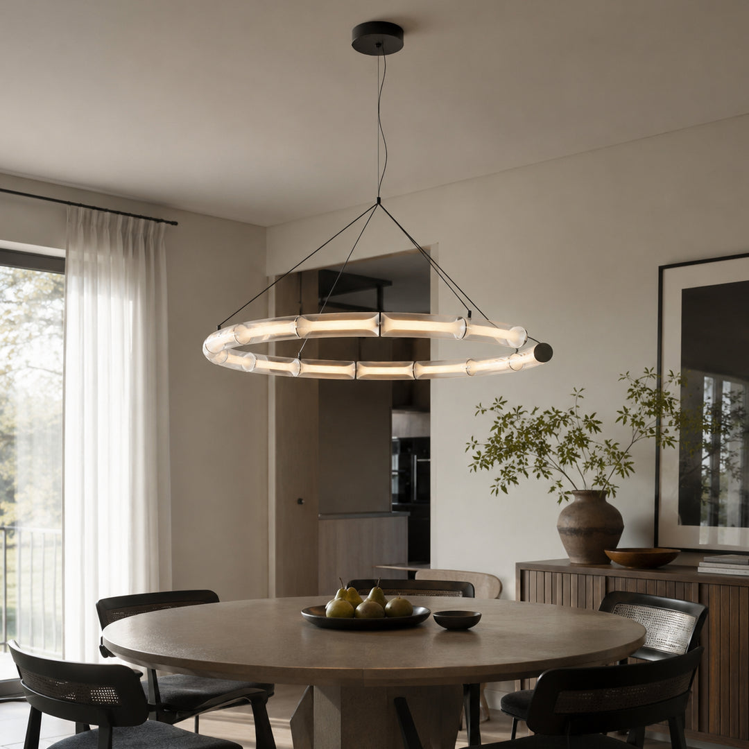 Bavrelune Bamboo Ring Chandelier 9