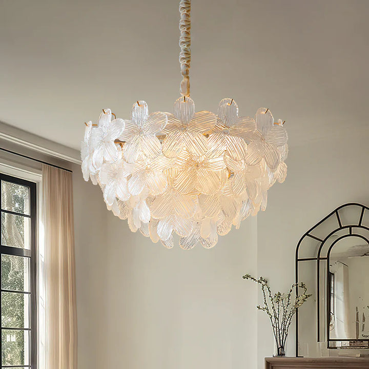 Blush Blossom Chandelier 12