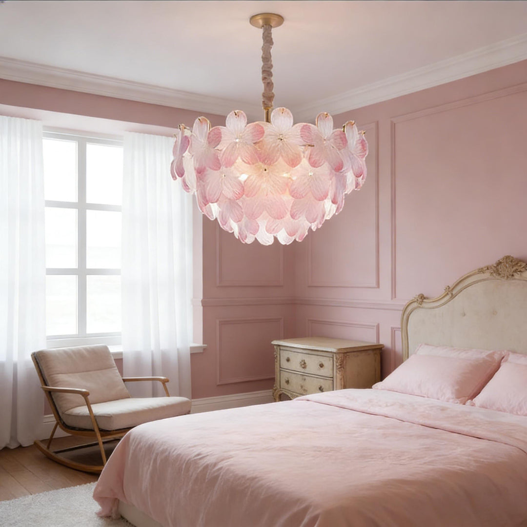 Blush Blossom Chandelier 15