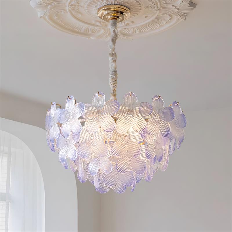 Blush Blossom Chandelier 3