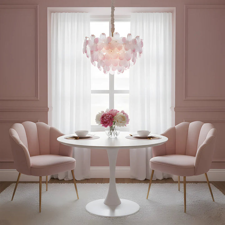 Blush Blossom Chandelier 7