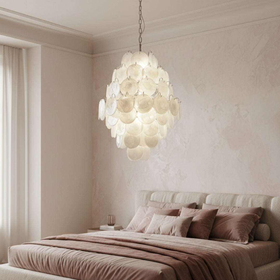 Blush Murano Glass Chandelier 8