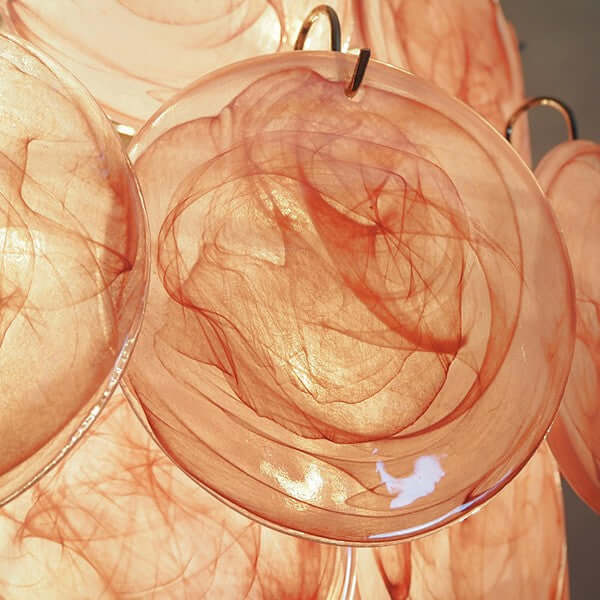 Blush Murano Glass Chandelier 9