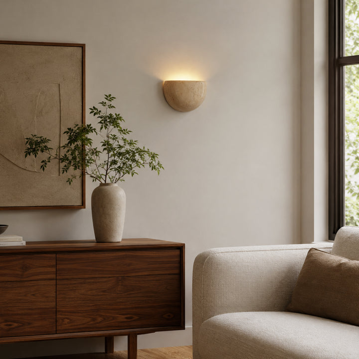 Caelvora Travertine Wall Lamp 2