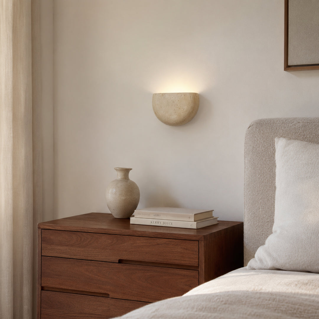 Caelvora Travertine Wall Lamp 3