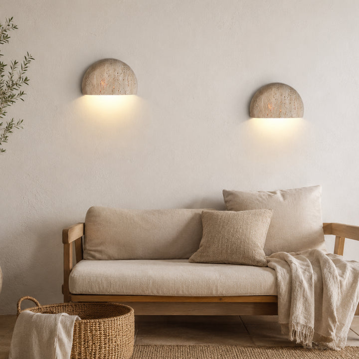 Caelvora Travertine Wall Lamp 4
