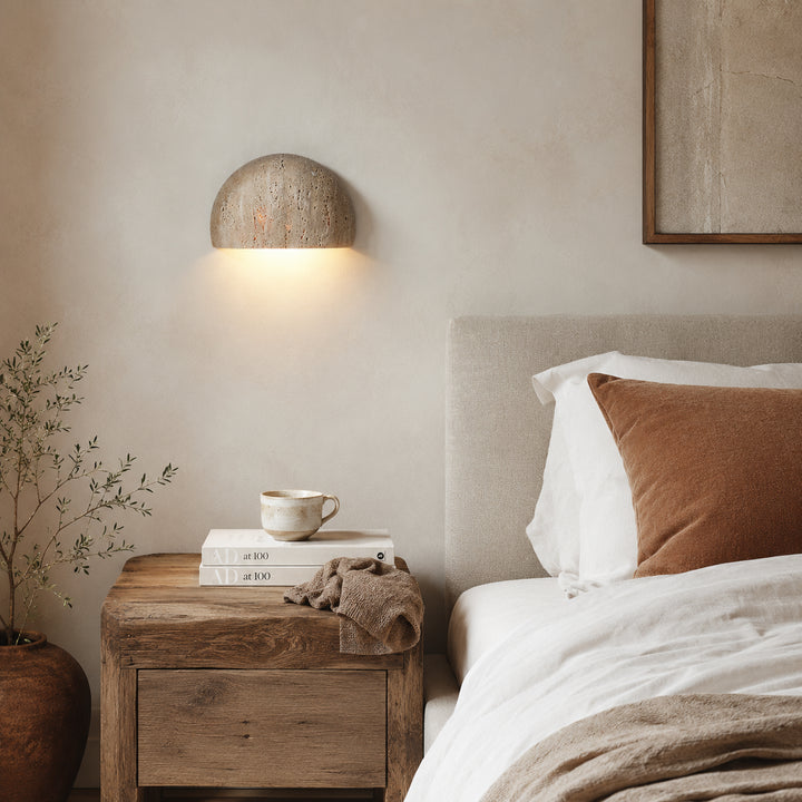 Caelvora Travertine Wall Lamp 5