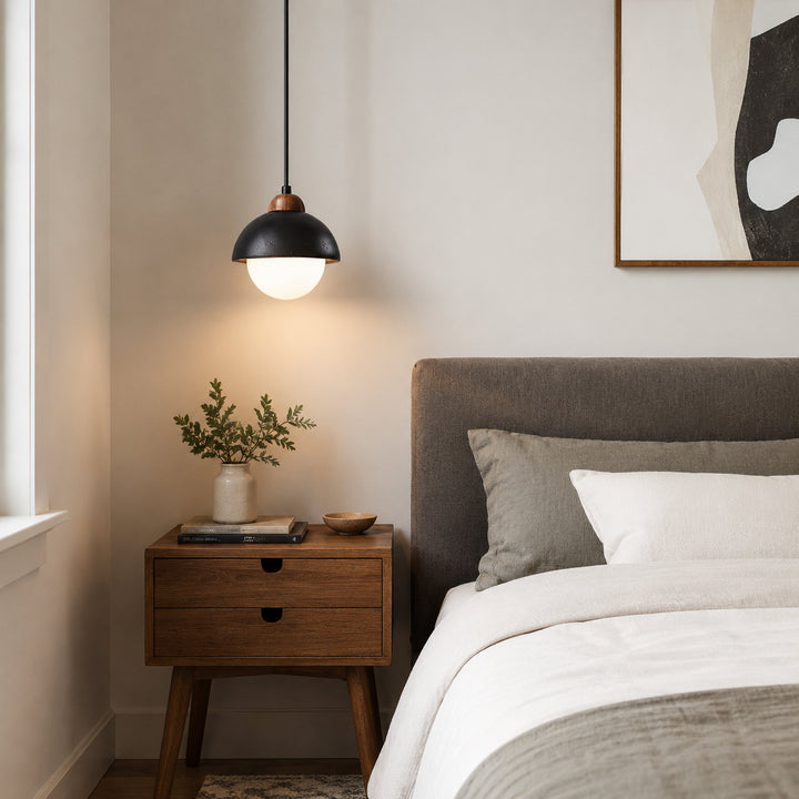 Caldorune Black Dome Pendant Light 3
