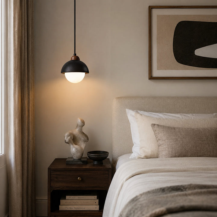 Caldorune Black Dome Pendant Light 4
