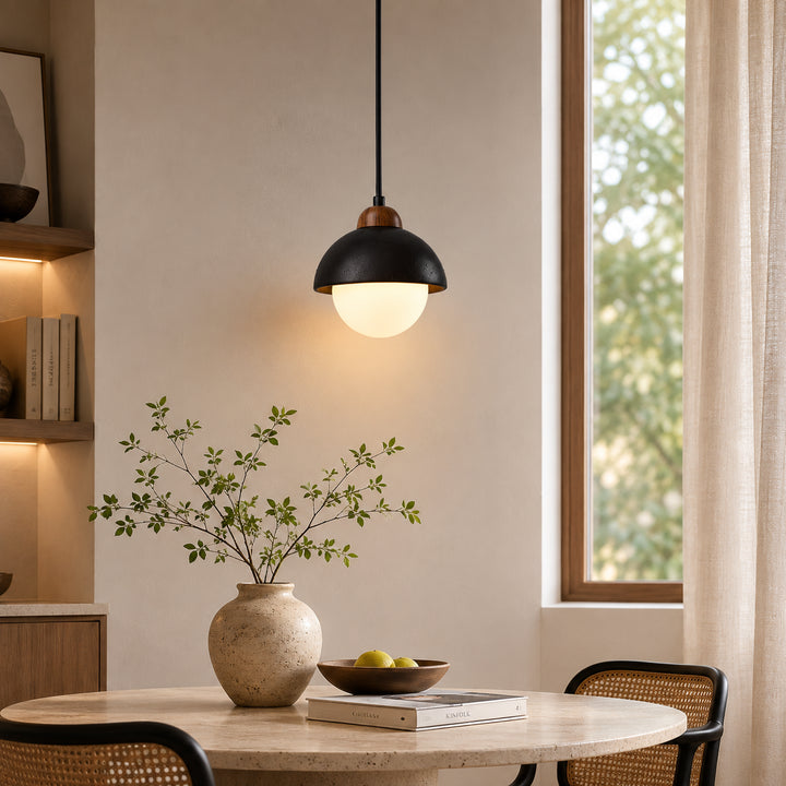 Caldorune Black Dome Pendant Light 6