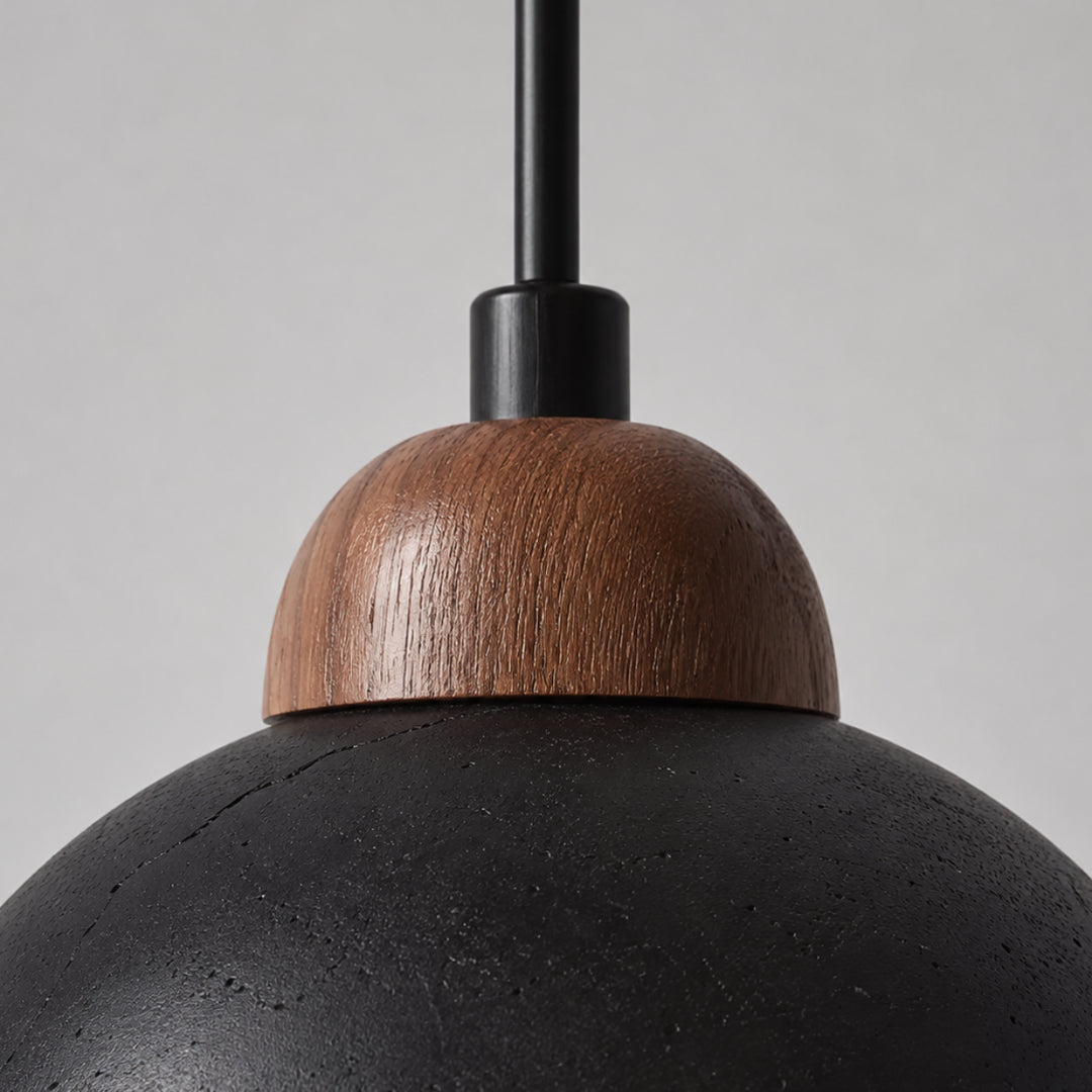 Caldorune Black Dome Pendant Light 9