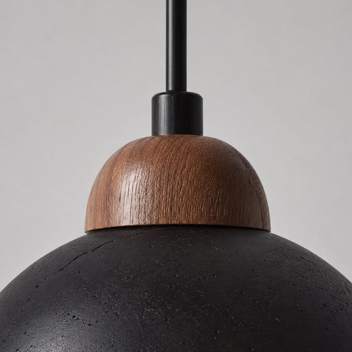 Caldorune Black Dome Pendant Light 9