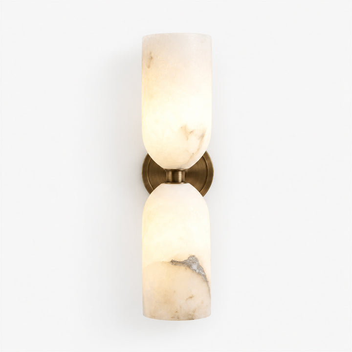 Caldris Alabaster Dual Wall Lamp 12