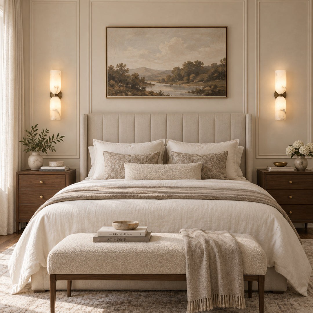 Caldris Alabaster Dual Wall Lamp 7