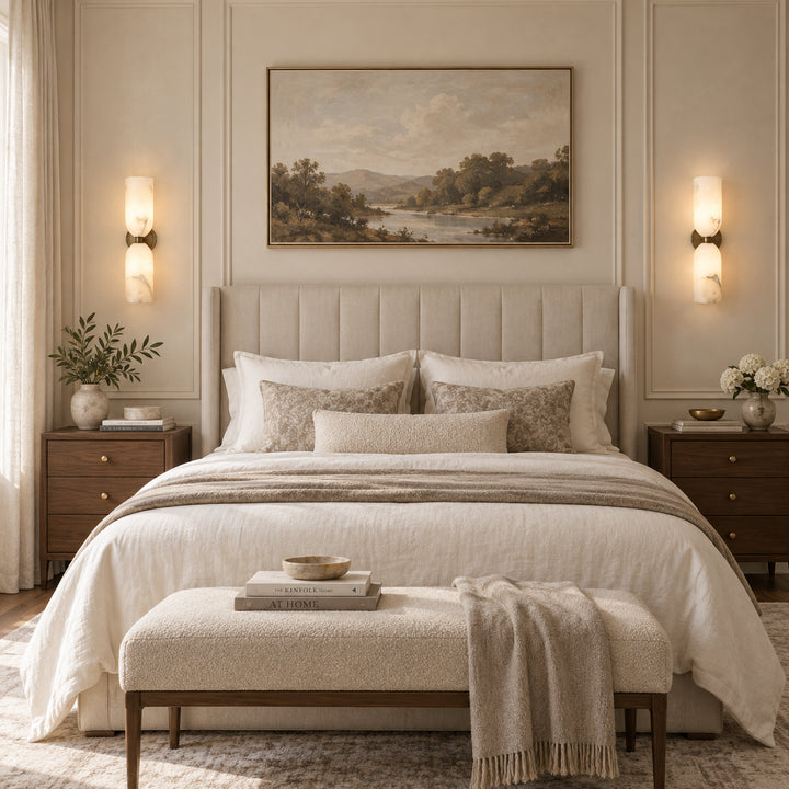 Caldris Alabaster Dual Wall Lamp 7