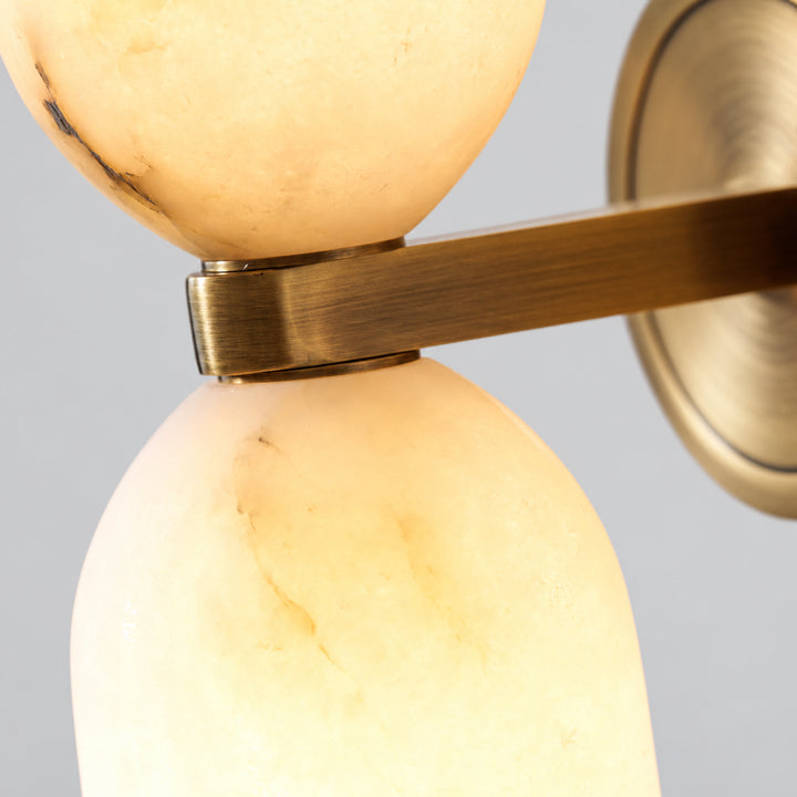 Caldris Alabaster Dual Wall Lamp 9