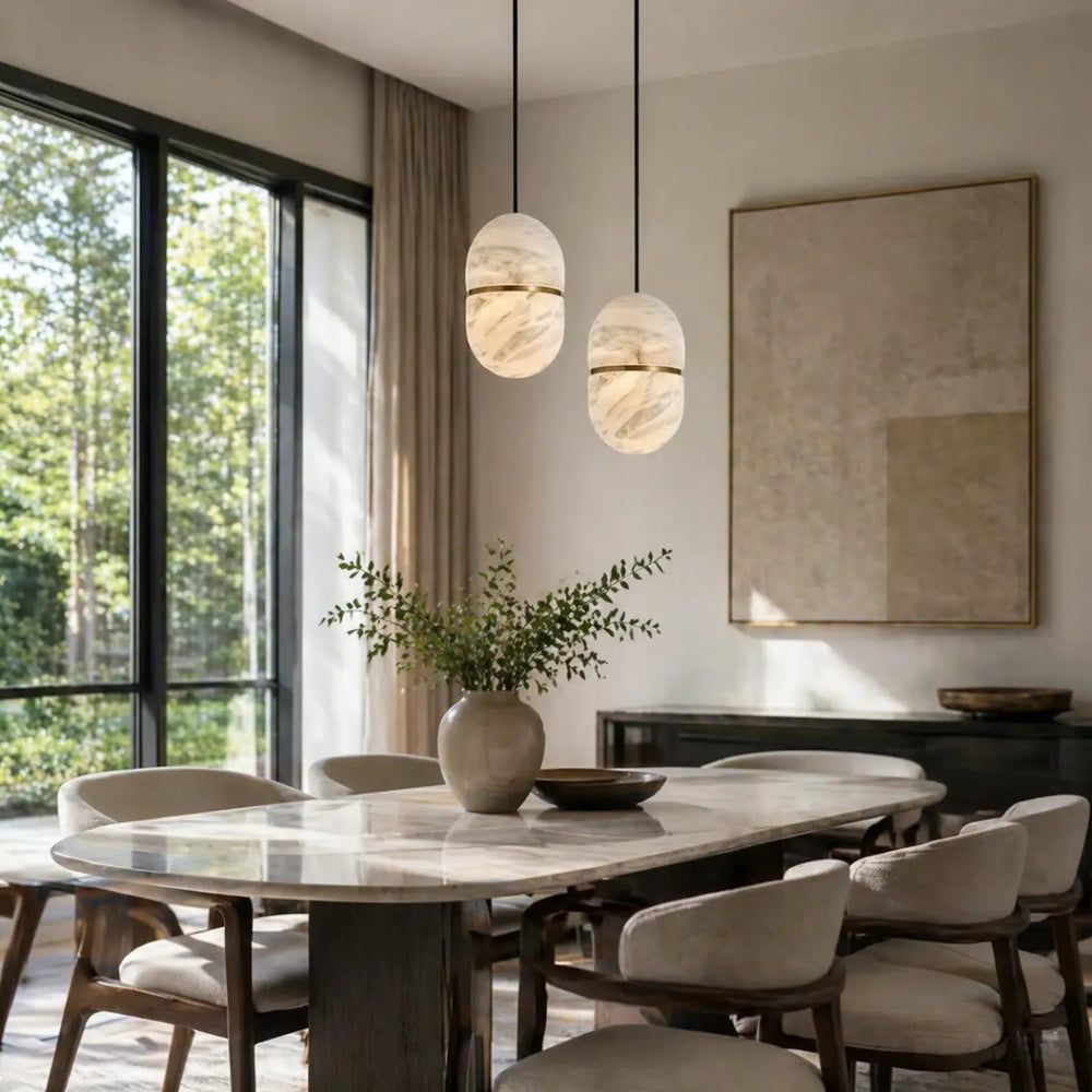 Calen Alabaster Pendant Lamp 9
