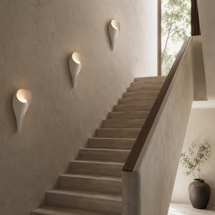 Calivelle Conch Plaster Wall Lamp 11