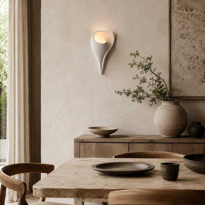 Calivelle Conch Plaster Wall Lamp 12
