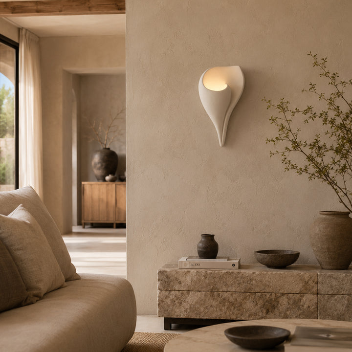 Calivelle Conch Plaster Wall Lamp 13