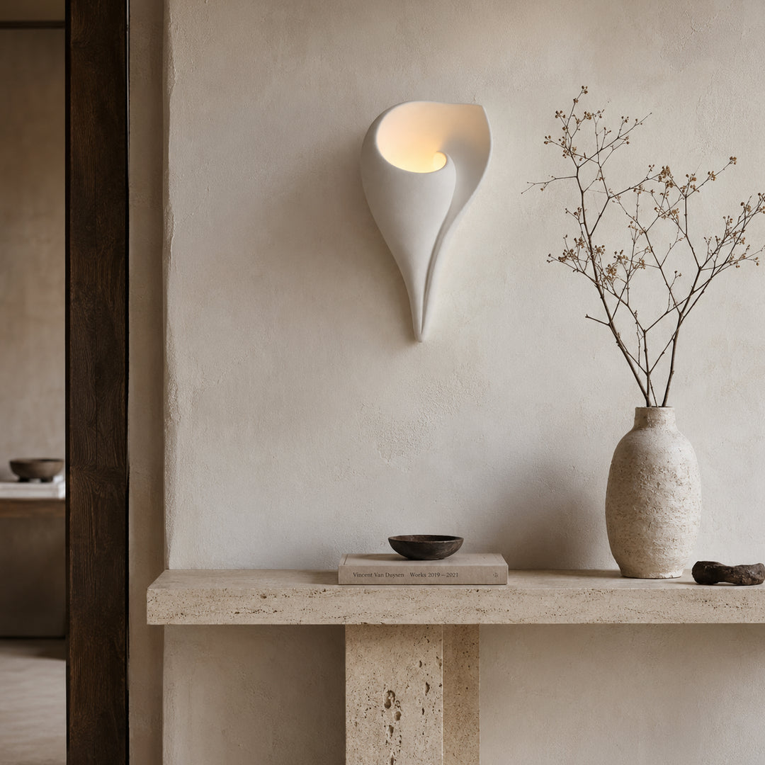 Calivelle Conch Plaster Wall Lamp 9