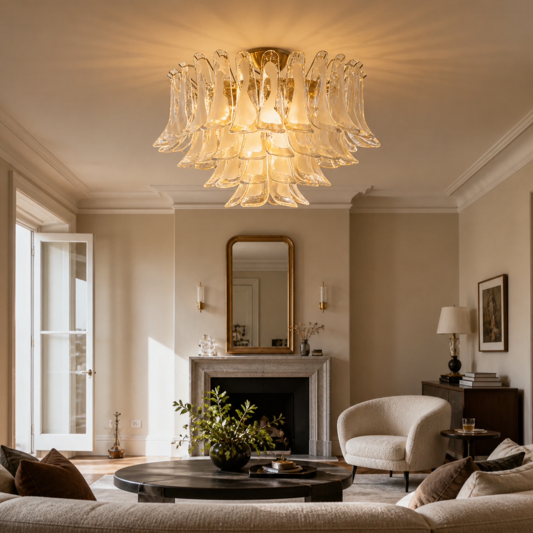 Calvera Murano Glass Ceiling Lamp 12