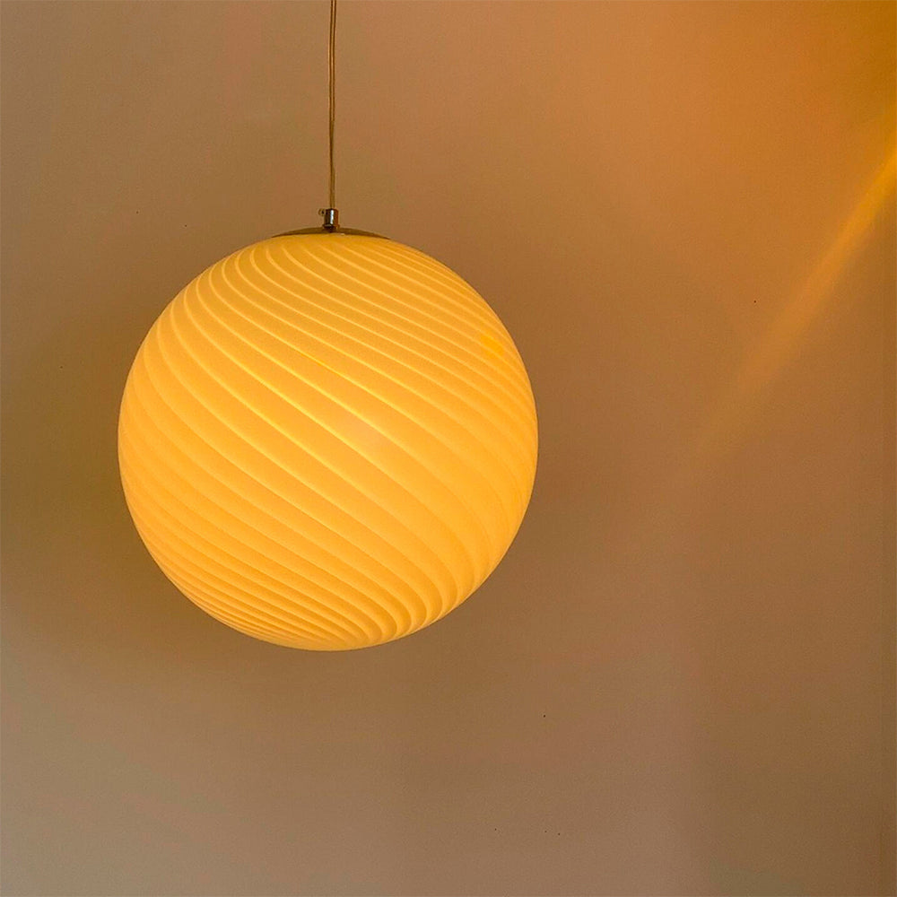 Candy shaped glass pendant lamp 25