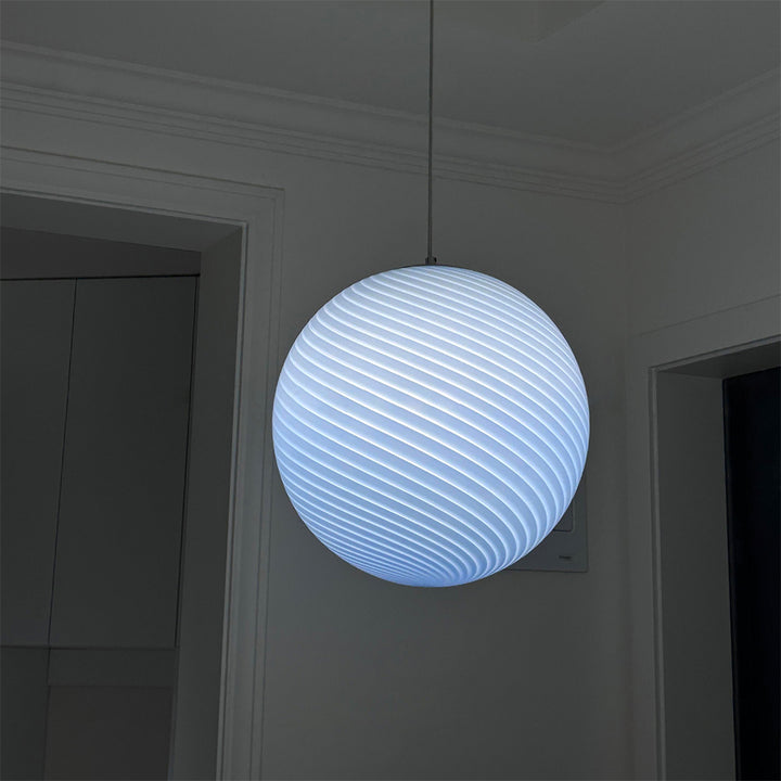 Candy shaped glass pendant lamp 28